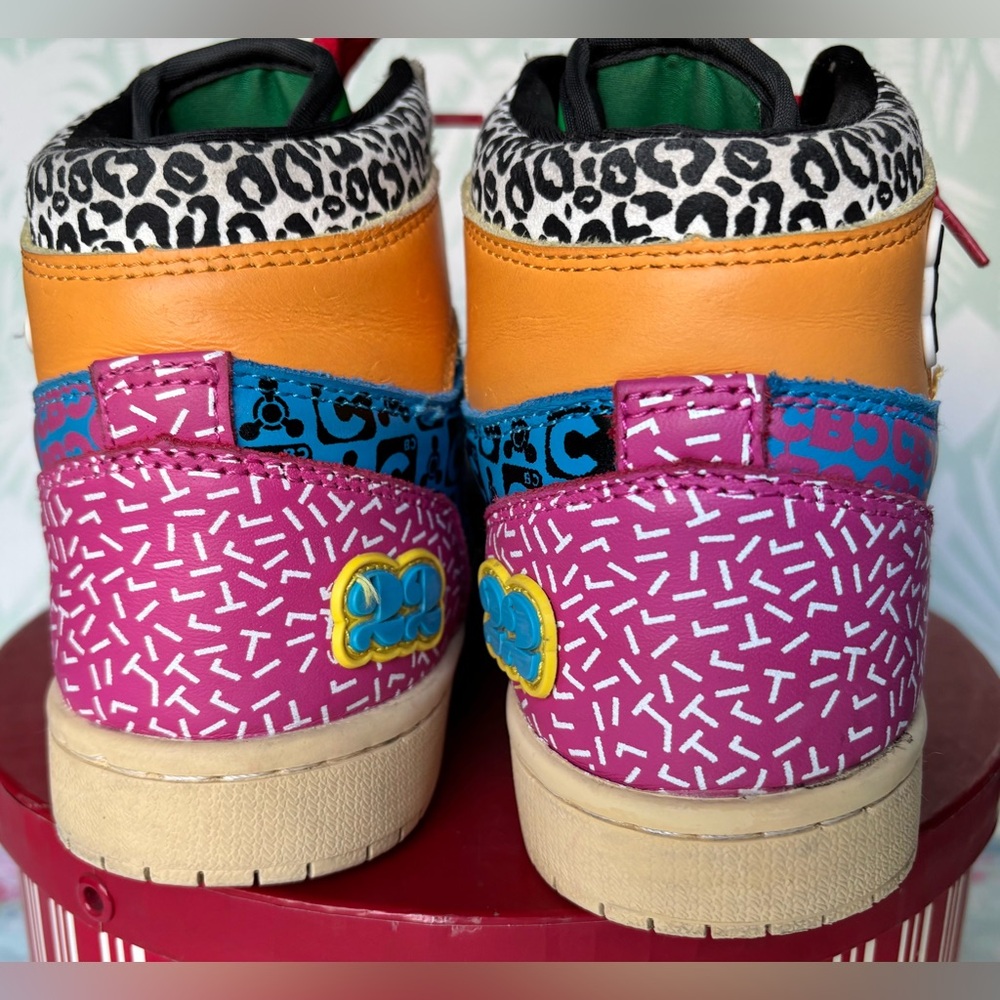 Chemical Baby Sneakers High Top 2022 Limited 1st Edition multicolors Size 7 - Picture 8 of 13